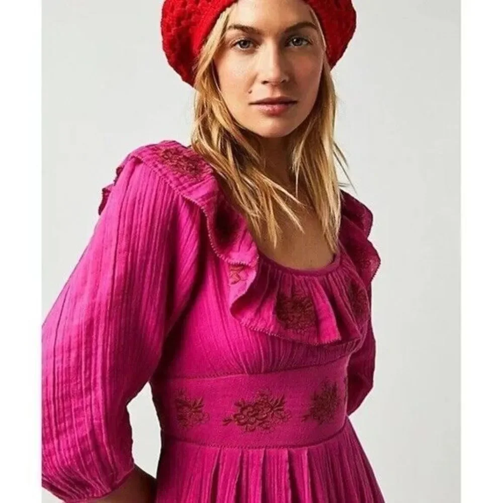 New Free People Lovers Lane Maxi Dress Size Small - Picture 3 of 8